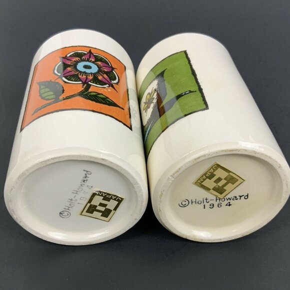 Vintage Holt Howard 1964 Early American Juice Sake Cups Set of 2 - Picture 3 of 12